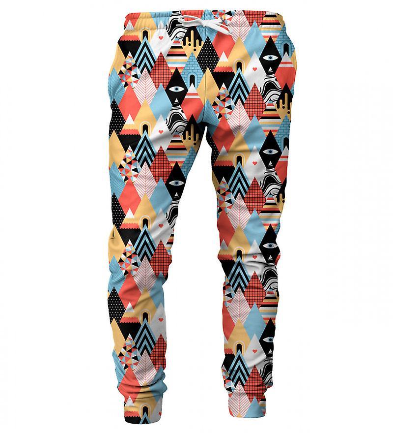 Mr Gugu & Miss Go Mr. Gugu Miss Go Triangle pattern  sweatpants clear S