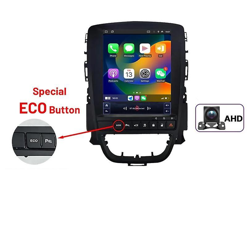 JIULUNET Car Radio with ECO Airbag for Opel Astra J Vauxhall Buick Verano 2009-2015 Multimedia Video Carplay