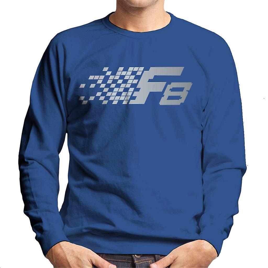 Fast & Furious Fast and Furious F8 Pixelated Men's Sweatshirt Royal Blue Large