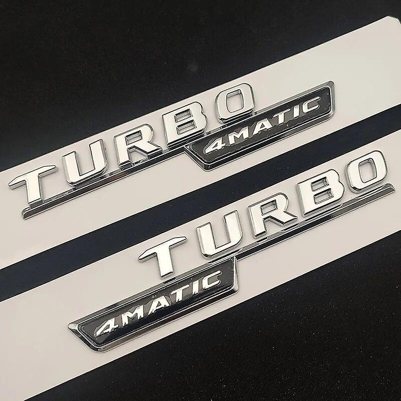 Hikig 3d Abs Black Car Rear Trunk Badge Sticker Fender Logo Cla35 Turbo 4matic Emblem For Mercedes Cla 35 Amg C118 C117 Accessories Fender Sliver 2pcs