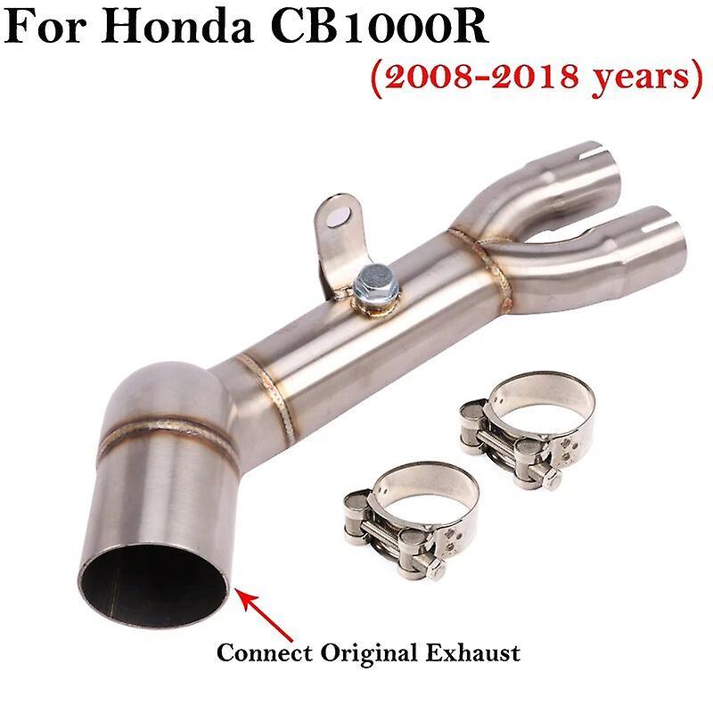 Youping For Honda CB1000R 2008 - 2018 Motorcycle Exhaust Escape Modified Middle Link Pipe Catalyst Delete Eliminator Enhanced