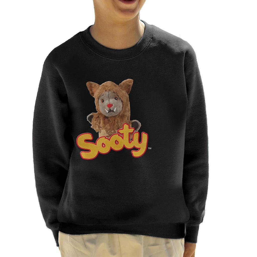 Sooty Halloween Sweep Werewolf Kid's Sweatshirt Black X-Large (12-13 yrs)