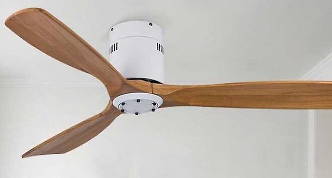 Slowmoose Wooden Led Light Ceiling Fan With Remote Control For Living Room, Bedroom 42 inch / 220V