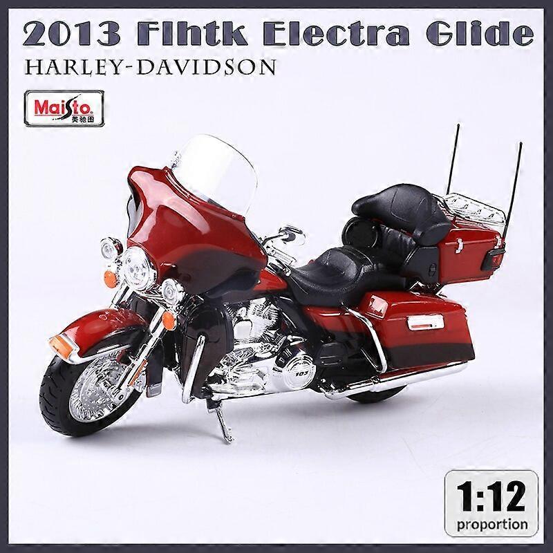 Maisto 1:12 Harley-Davidson 2013 Flhtk Electra Glide Simulation Alloy Motorcycle Model Toy Car Collecting Toy Motorcycles