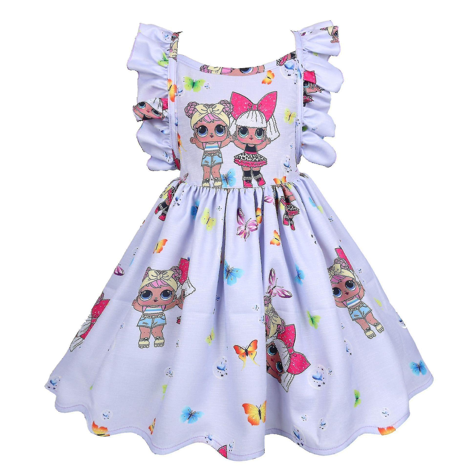 Sitabo Girls Dress Lol Surprise Doll Skirt_s Purple 3T