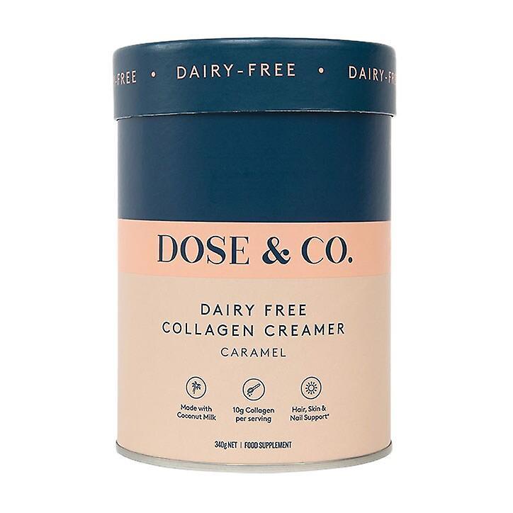 Dose & Co Dairy-Free Collagen Creamer Caramel 340g