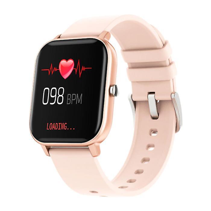 COLMI P8 Smartwatch Smartband Smartphone Fitness Sport Activity Tracker Watch OLED iOS iPhone Android Silicone Strap Rose Gold