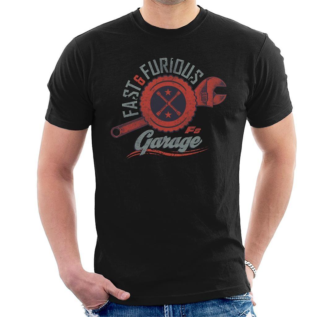 Fast & Furious Fast and Furious 8 Garage Logo Men's T-Shirt Black Medium