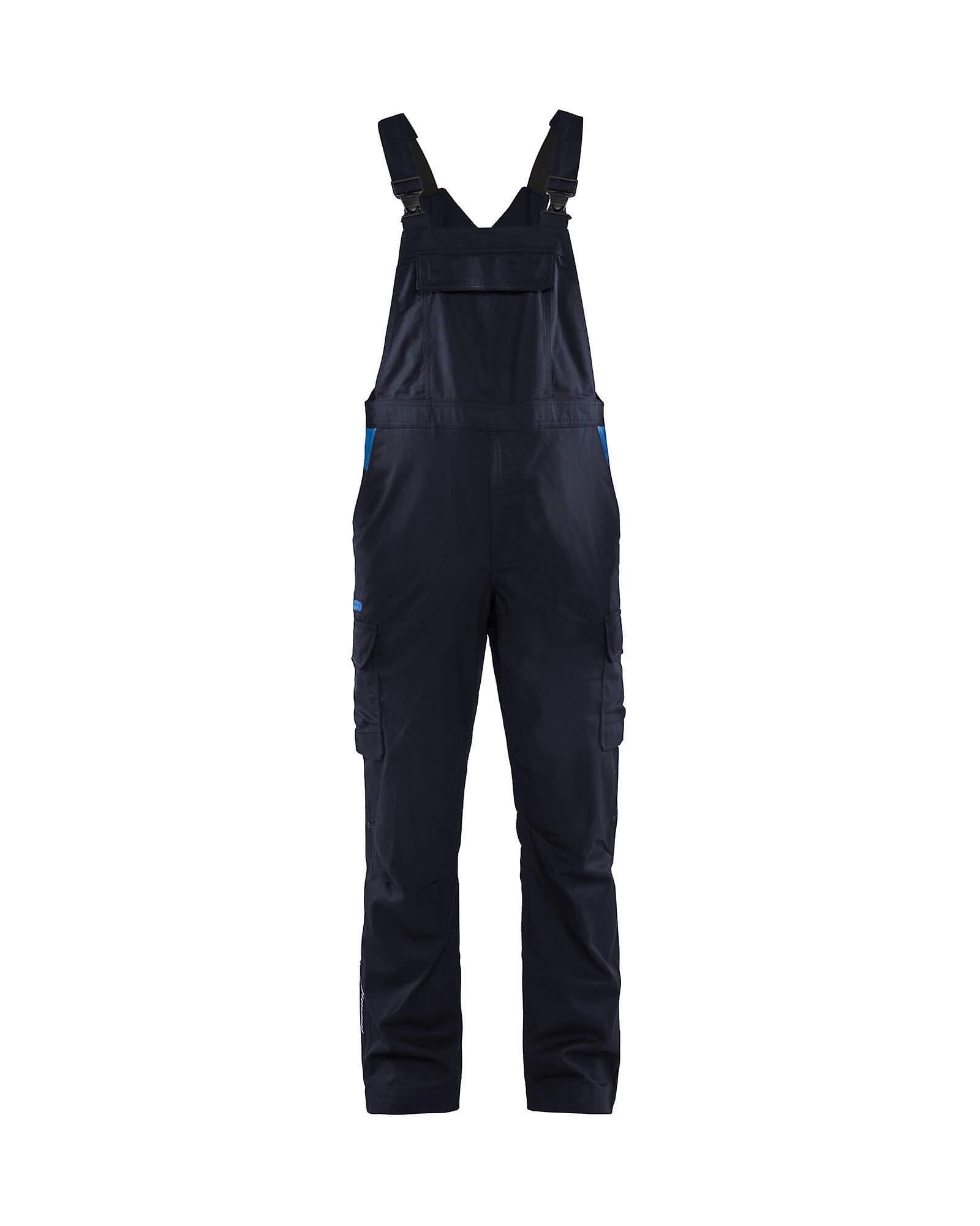 Blaklader 2644 industry bib overalls stretch - mens (26441832) Navy blue/cornflower blue 32r