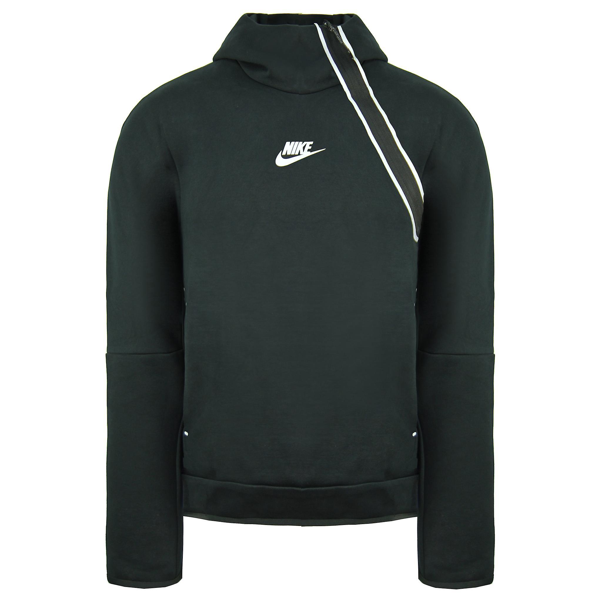 Nike Standard Fit Long Sleeve Black Mens Reflective Trim Hoodie CU4494 010 M