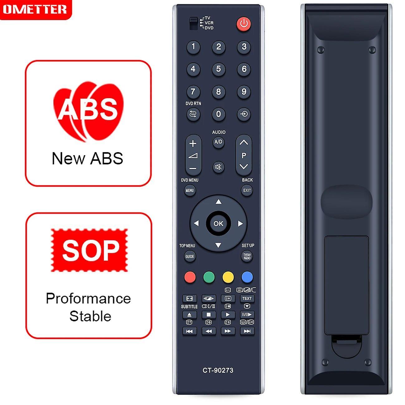 Scitoo New Tv Remote Control Ct-90273 Ct-90274 Fits For Toshiba Plasma Tv 32c3030d 37c3030d 37x3030d 42c3030d 42x3030d