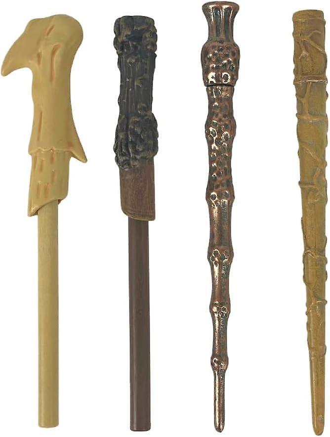 Handuo Wizarding World Wand Pens Set Of 4 - Voldemort, Hermione, Dumbledore Wands