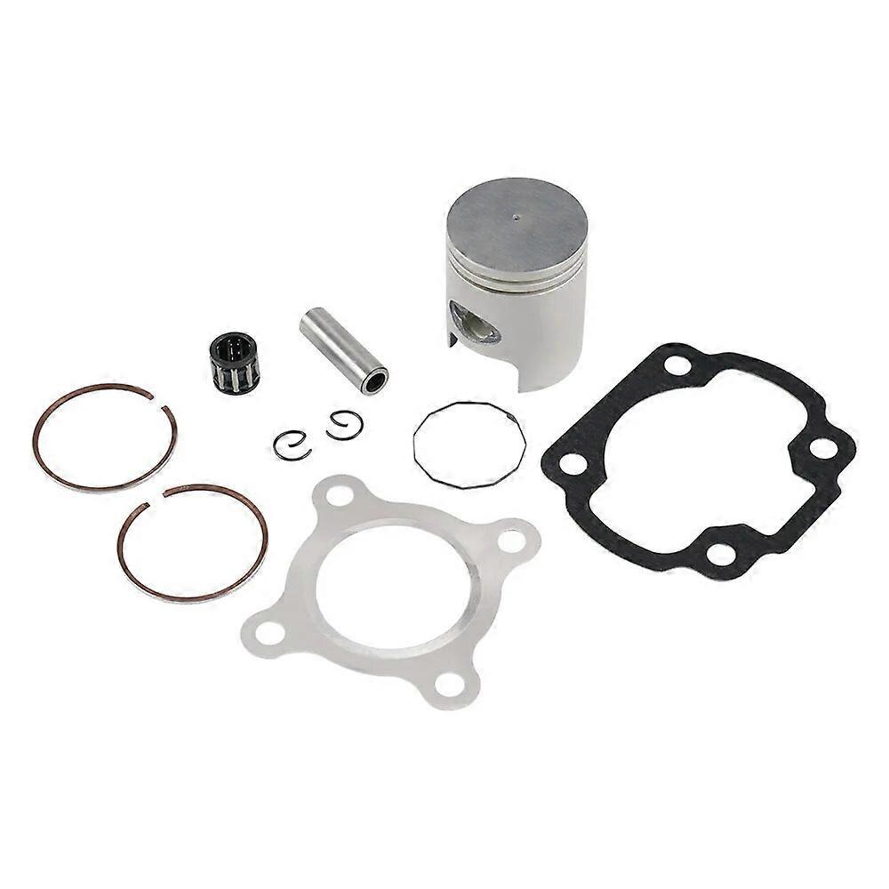 Scitoo 50cc Piston Ring Set For Jog Minarelli Yamaha 2-Stroke Scooter 50cc 40mm Piston Ring Kit Wrist Pin Clamp ring Paper gasket Silver