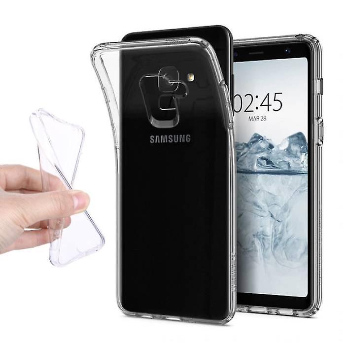 Stuff Certified ® Stuff Certified® Samsung Galaxy A8 2018 Transparent Clear Case Cover Silicone TPU Case