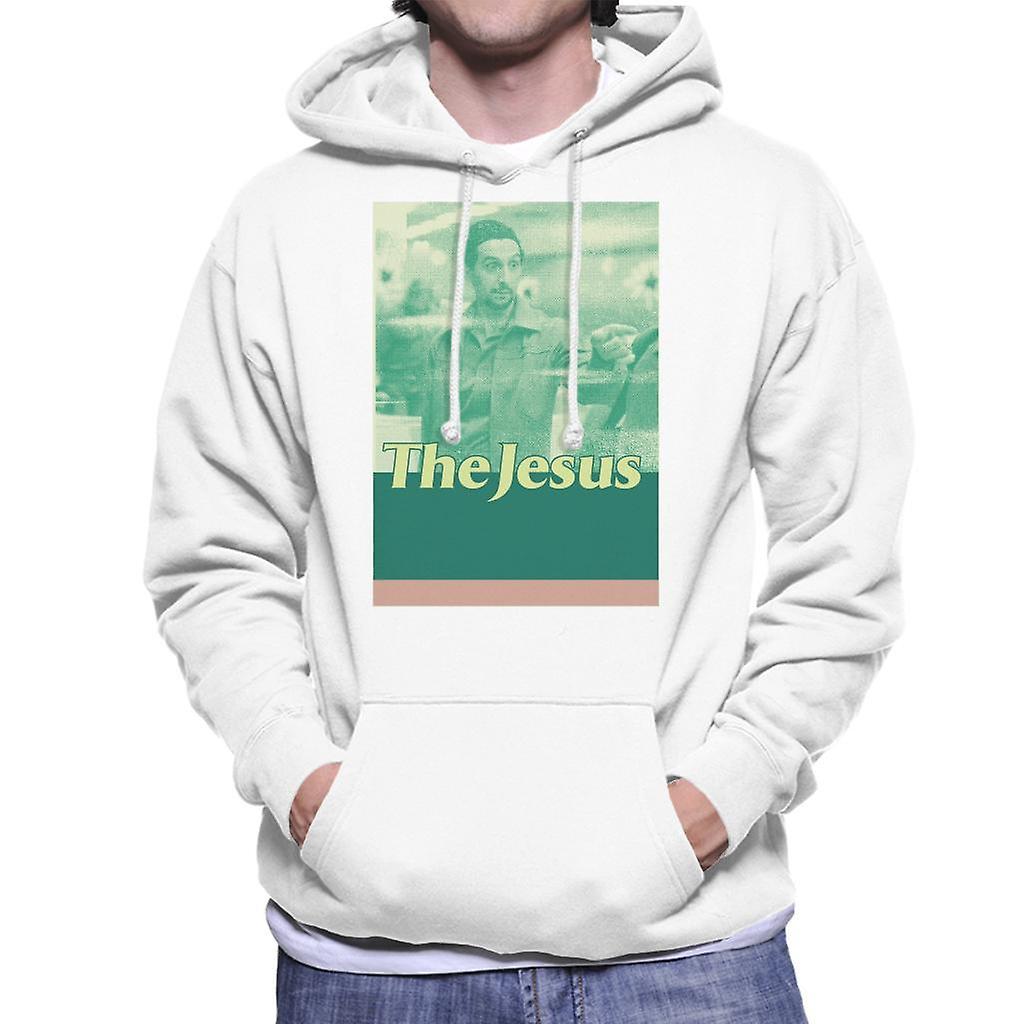 The Big Lebowski The Jesus Retro Men's Hooded Sweatshirt White Small