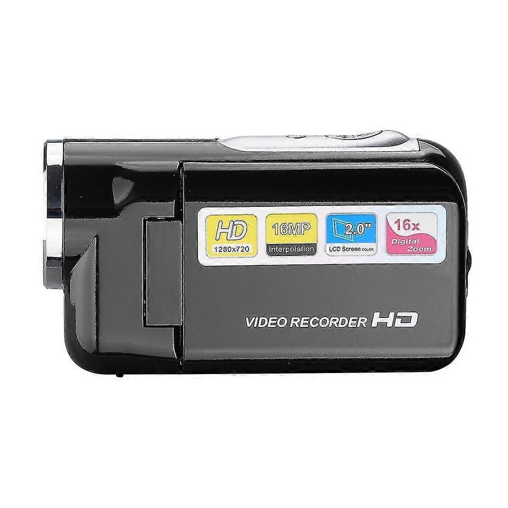 Wwxx Video Camcorder Hd 720p Handheld Digital Camera 4x Digital Zoom 2.0 Inch [XH] Black