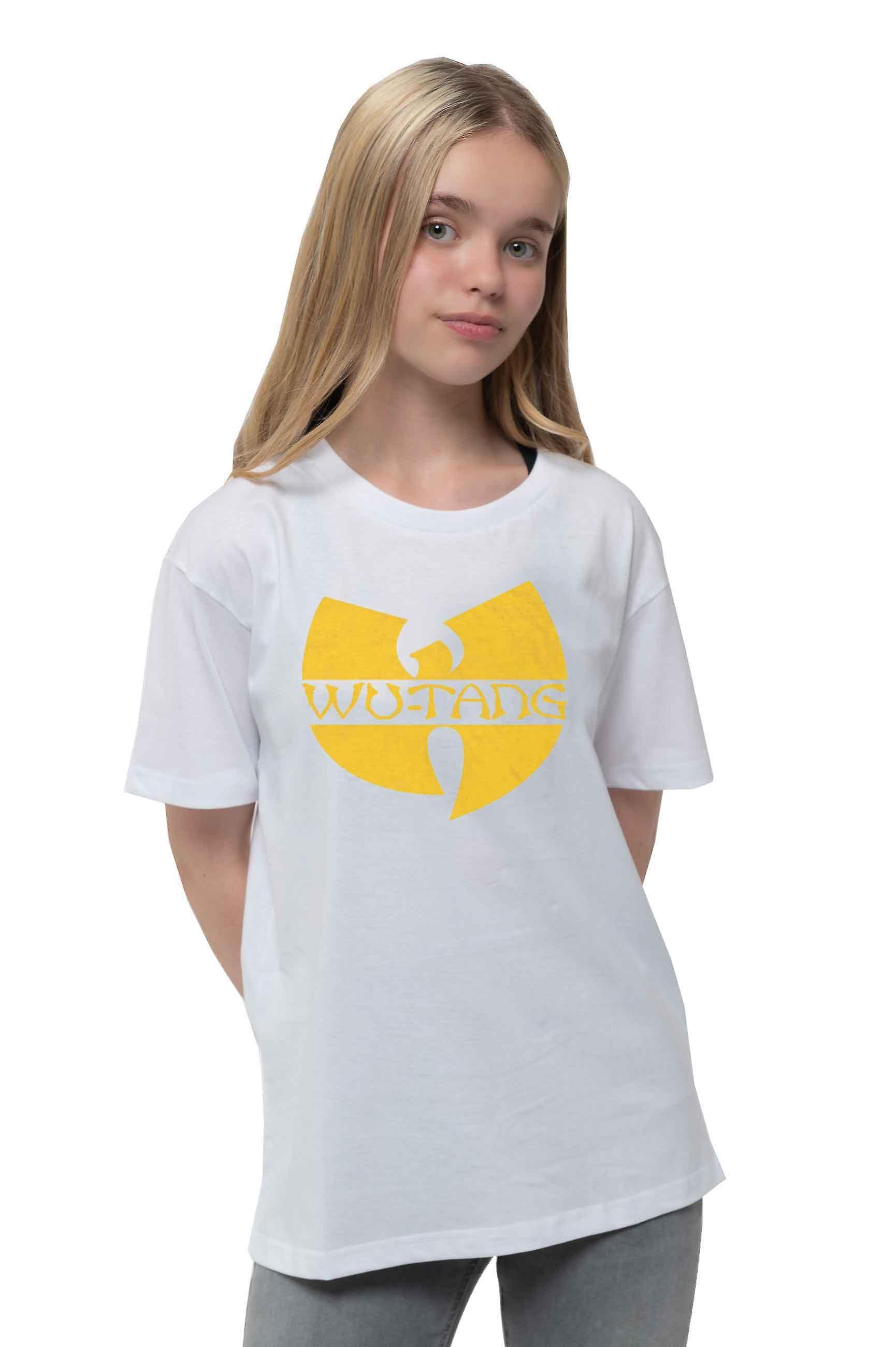 Wu-Tang Clan Kids Classic Logo White T Shirt Large (9/10 Yrs