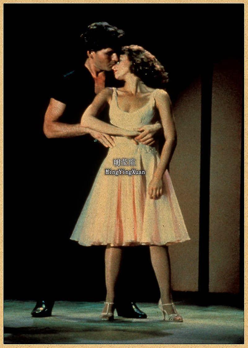 Cryin Dirty Dancing Movie Poster Wall Art Gifts Poster Wall Art Print Vintage Painting For Living Room Home Decor Kraft Paper Gift 37 42x30cm