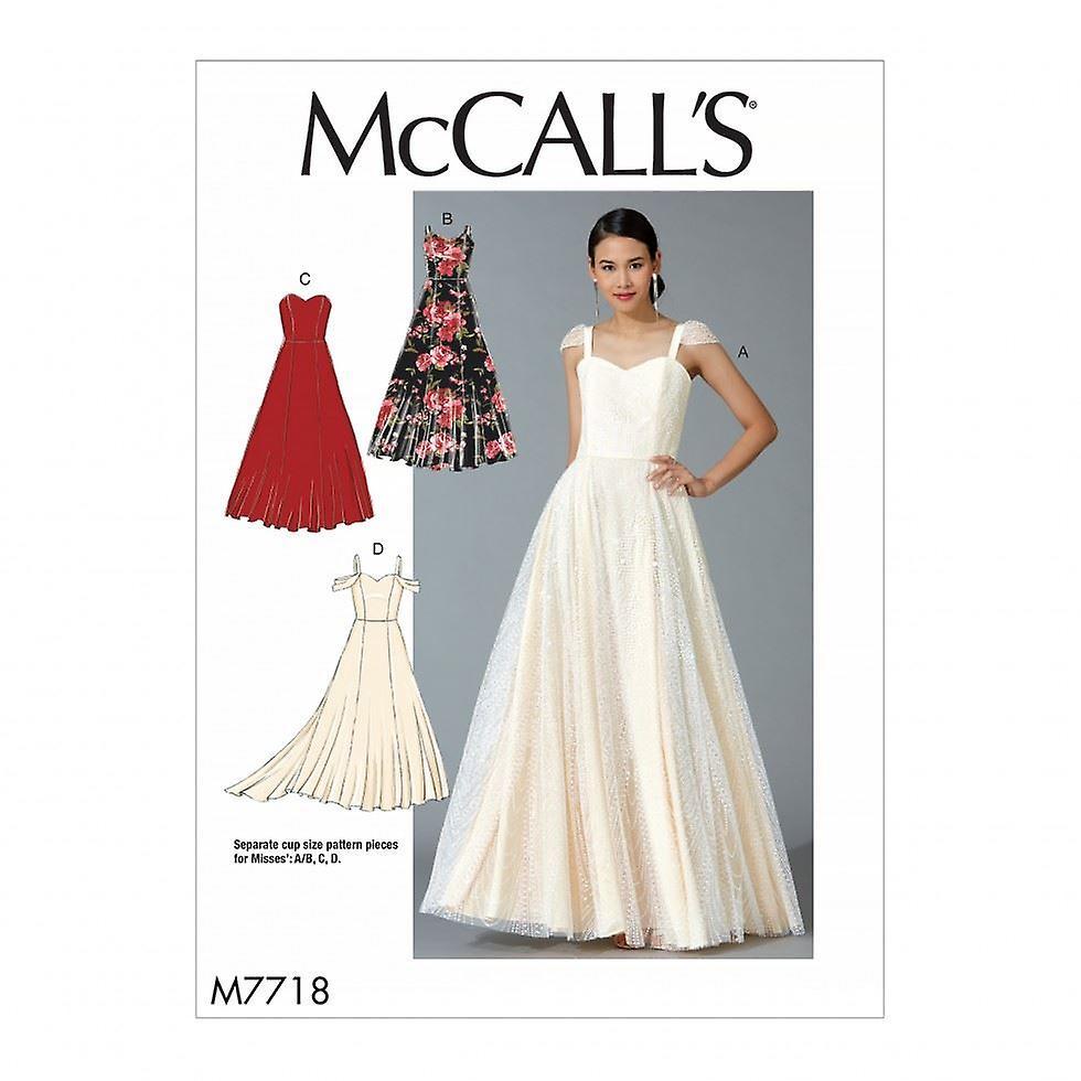 McCalls Sewing Pattern 7718 Women E5 (14-16-18-20-22)