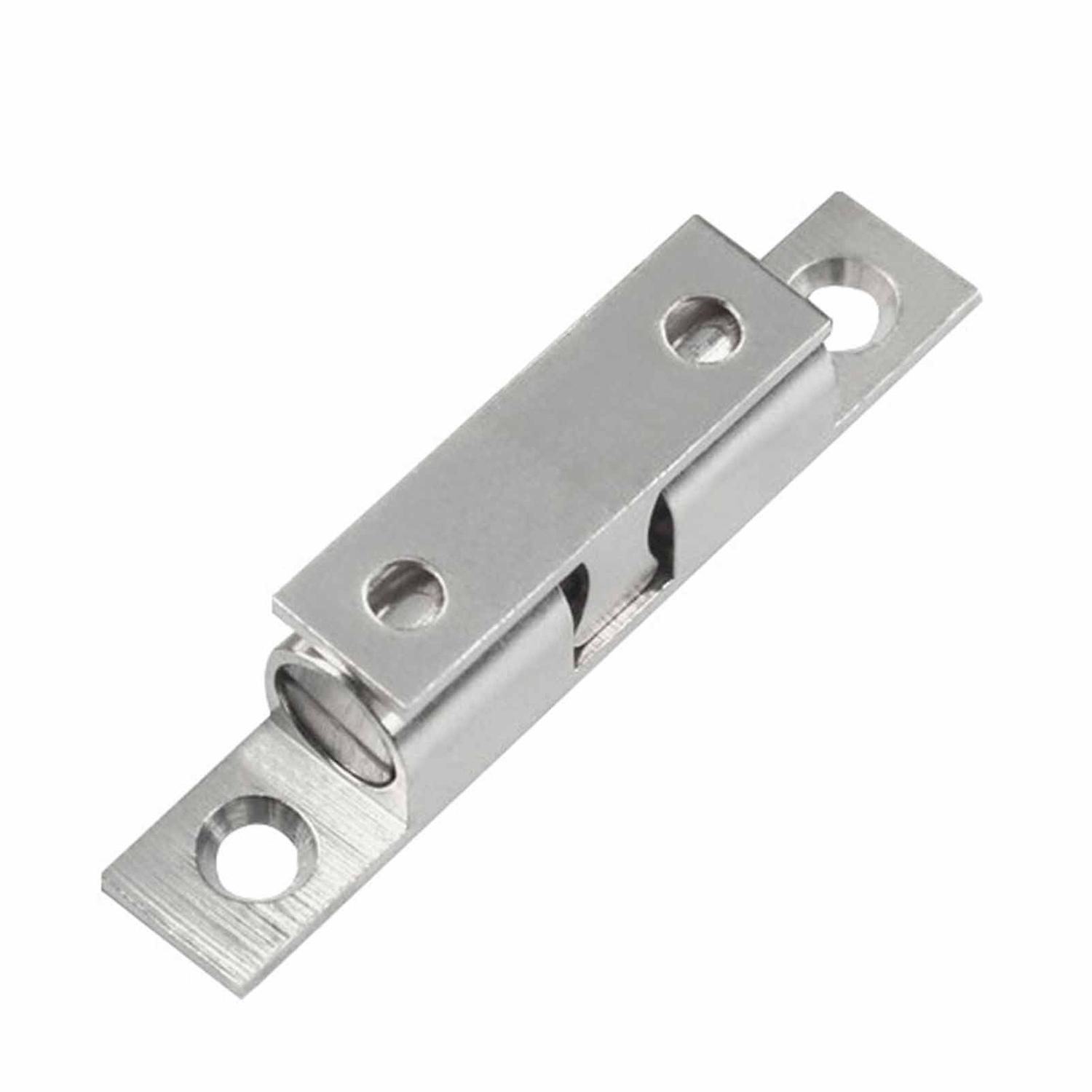 fornnerg Door Catch Anti-rust Adjustable Zinc Alloy Tension Spring Ball Door Stop for Cabinet 50mm