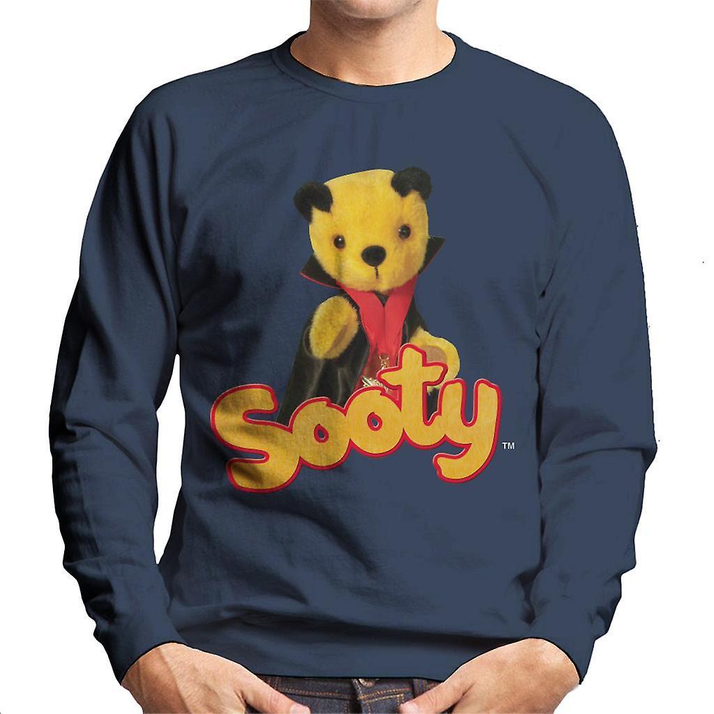 Sooty Halloween Vampire Men's Sweatshirt Navy Blue XX-Large