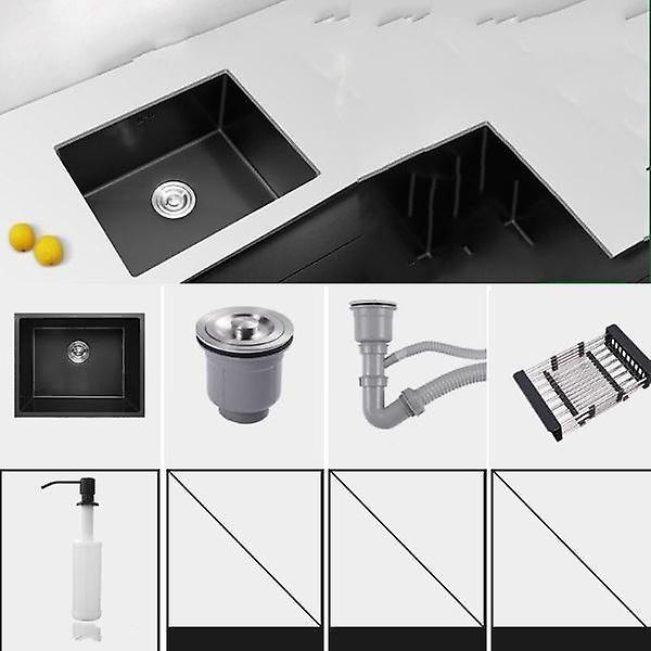 Slowmoose 304 Stainless Steel Single Sink B set