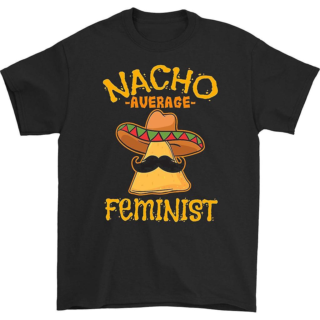 HISHARK Nacho average feminist t-shirt Black XXL