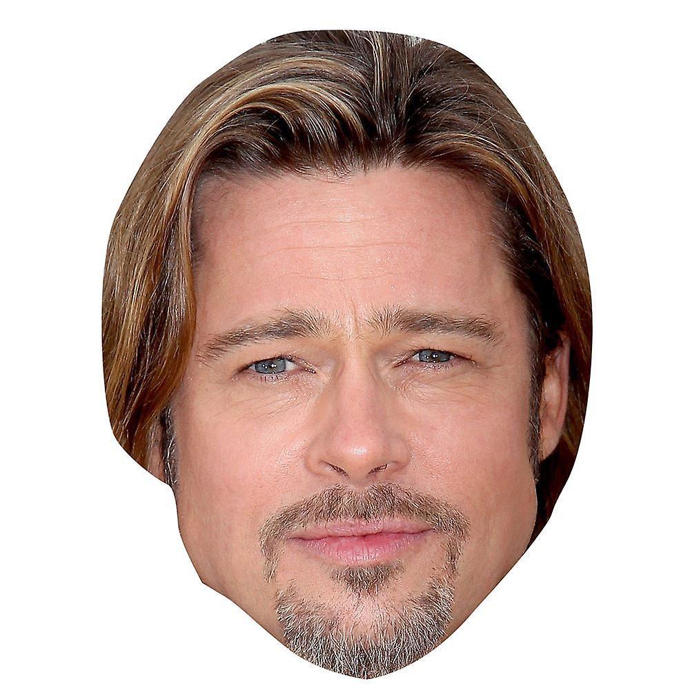 Celebrity Cutouts Brad Pitt Celebrity Mask, Flat Card Face