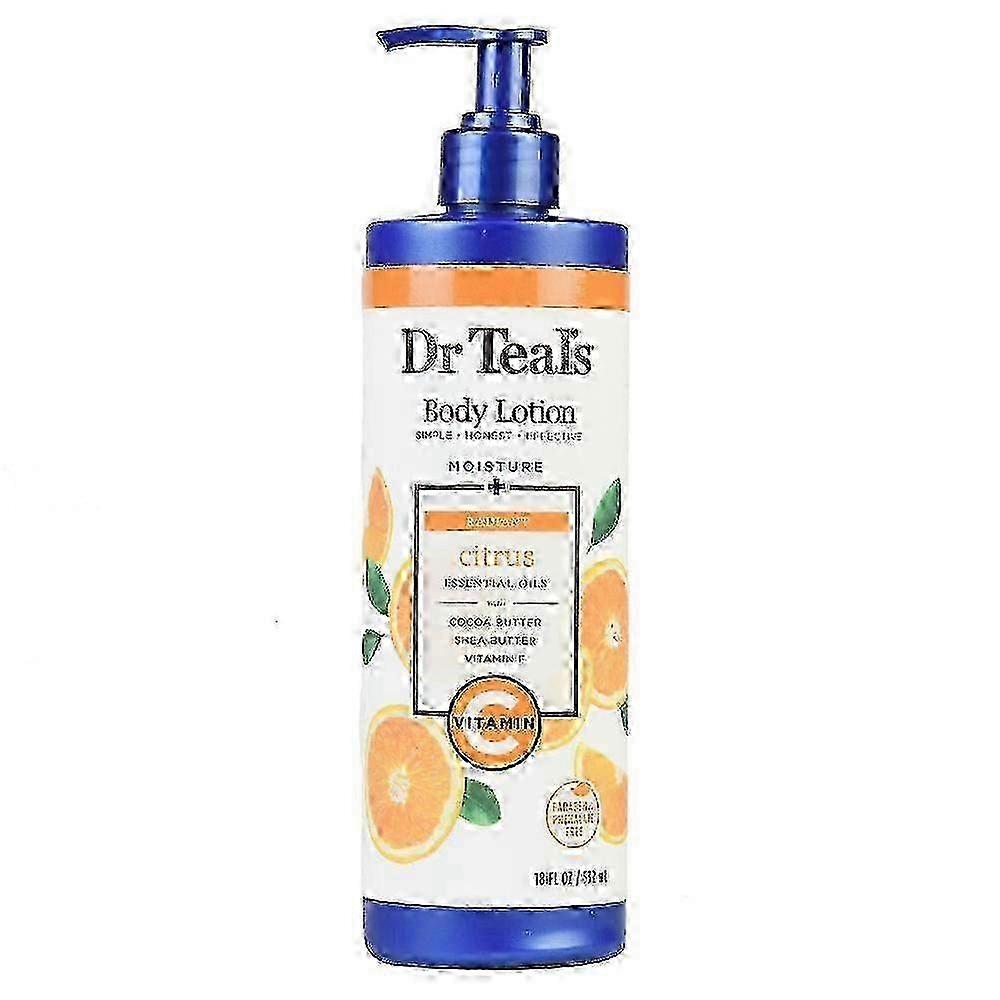 Dr. Teal's Dr Teal's Vitamin-c Lotion, Citrus Essential Oil, 18 Oz