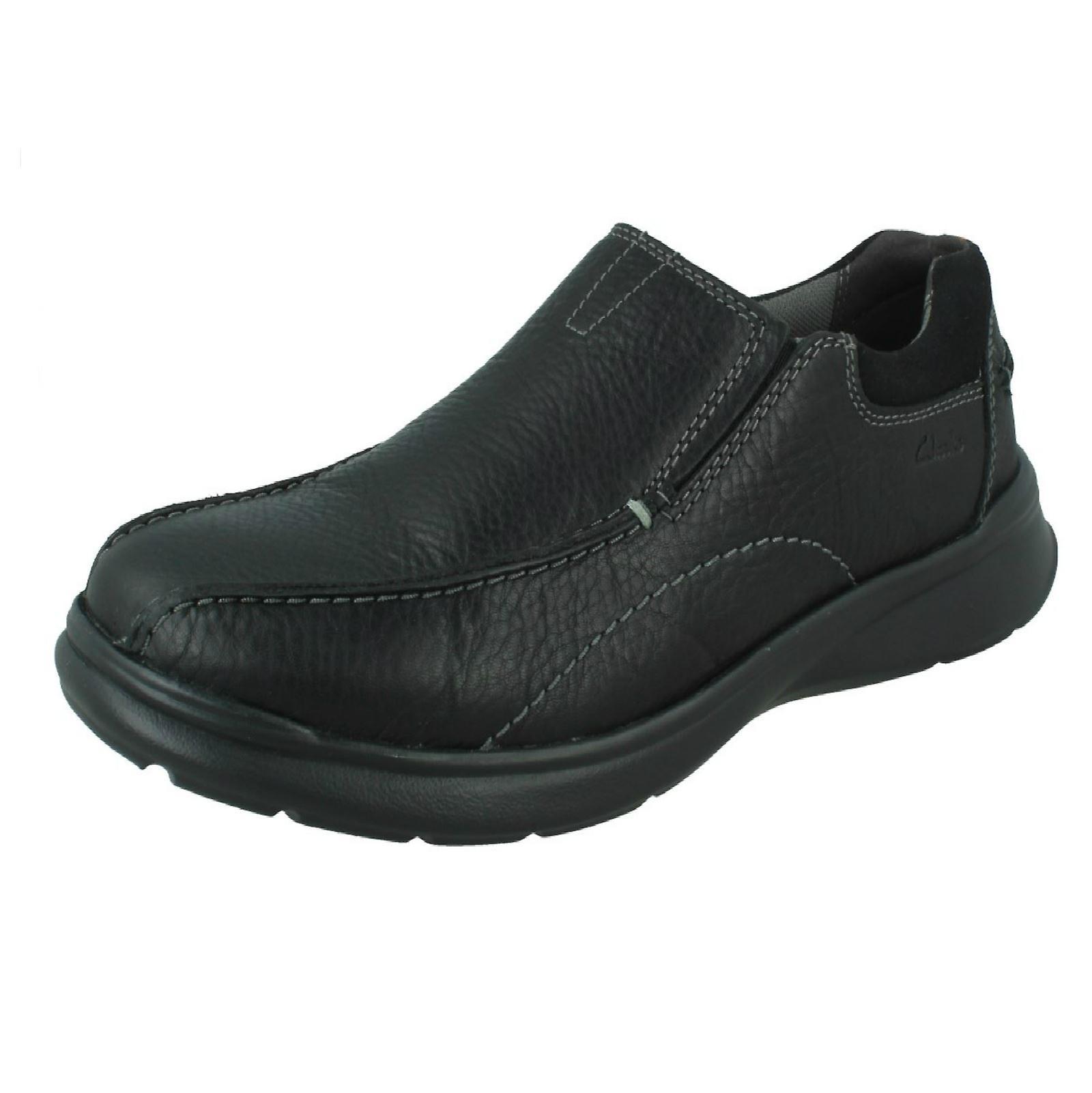 Mens Clarks Casual Slip On Shoes Cotrell Step Black UK 7