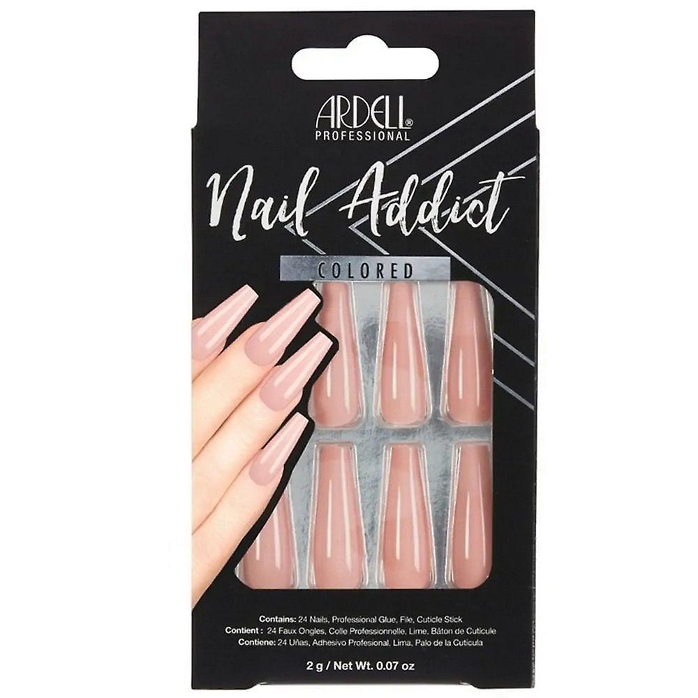 Ardell Nails Ardell Beauty Nail Addict Solid False Nails - Nude Pink (28 Nails) (63871)