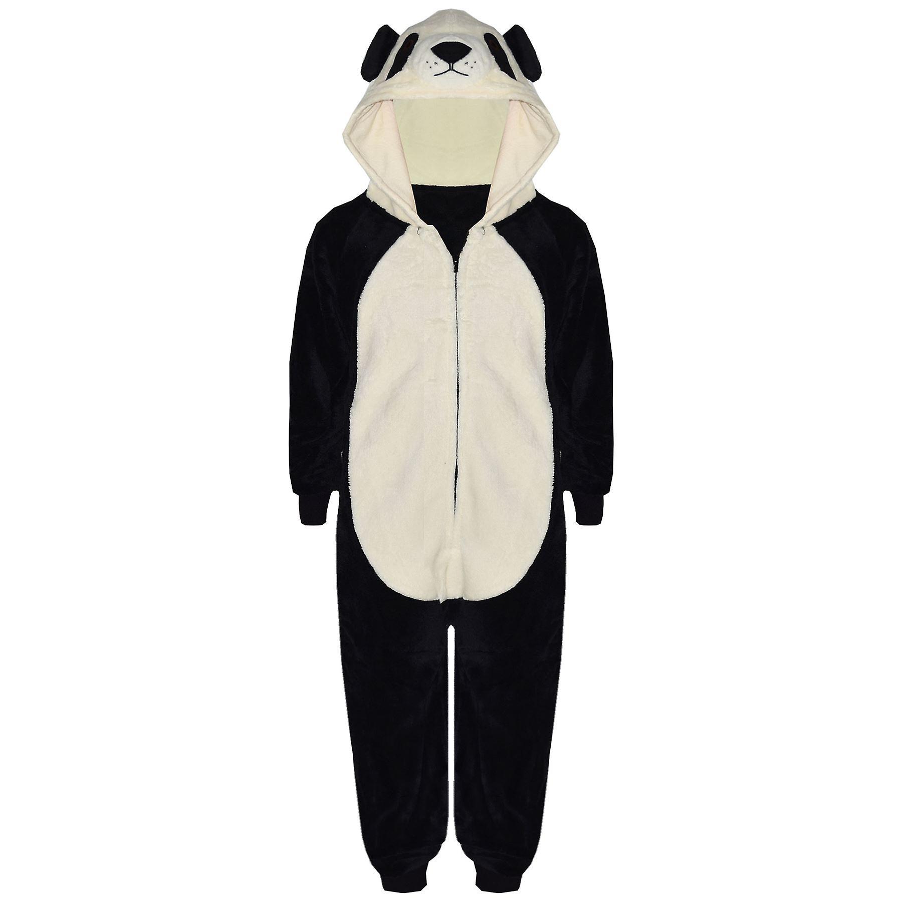 A2Z 4 Kids Unisex Panda Printed Loungewear Onesie 13-14 Years