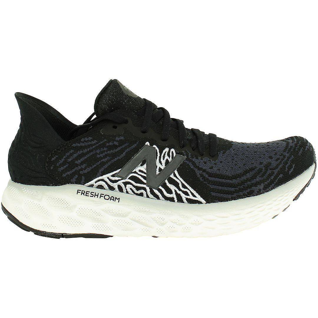 New Balance Fresh Foam 1080v10 Lace-Up Black Synthetic Mens Running Trainers M1080K10 UK 8 EU 42 US 8.5 (Wide)