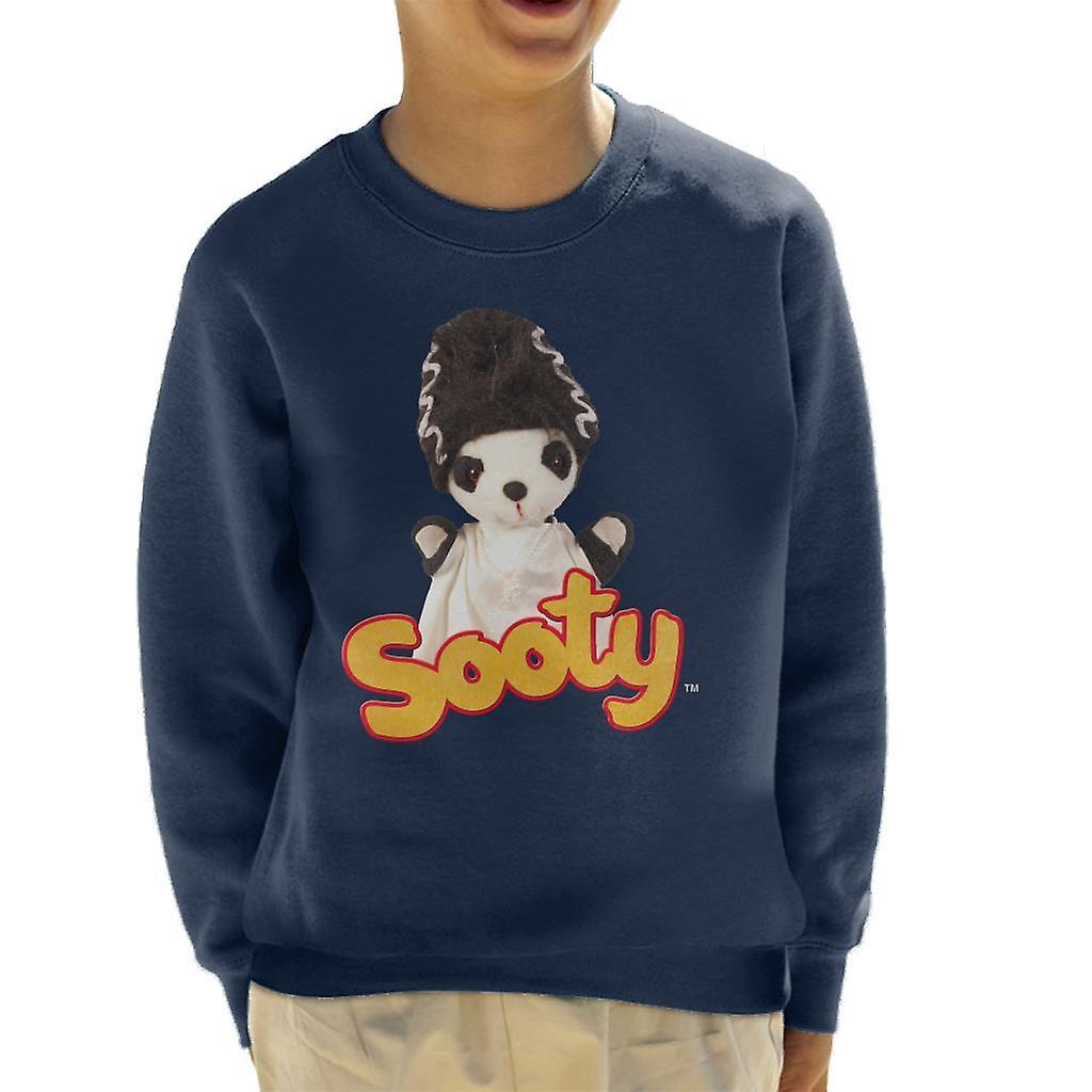 Sooty Halloween Spooky Soo Kid's Sweatshirt Navy Blue X-Small (3-4 yrs)