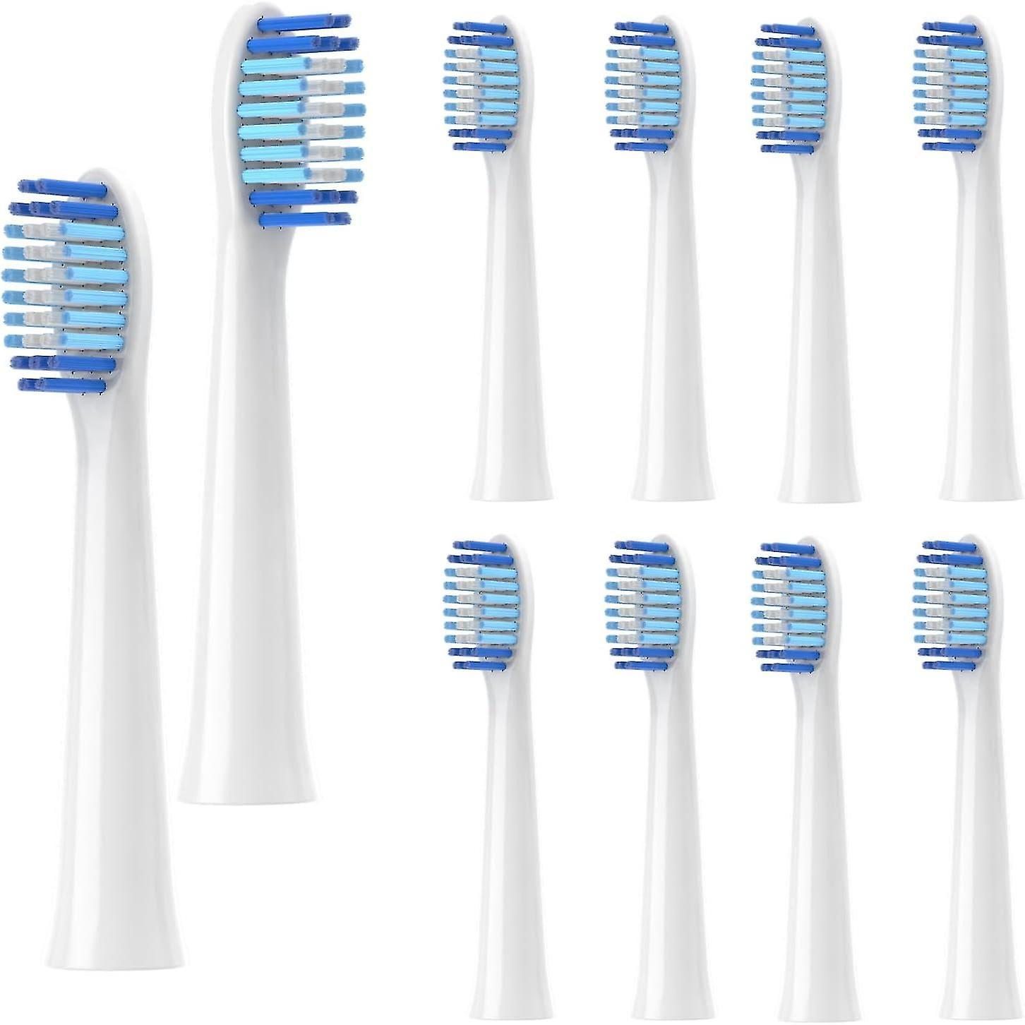 Unbrand Pack of 10  replacement brushes compatible with Oral-B Pulsonic brush heads