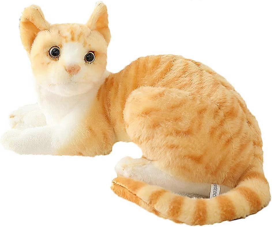 Ersam Orange Tabby Cat Stuffed Animal Baby Stuffed Animal Cat Stuffed Animal Plush Toy 12 Inch