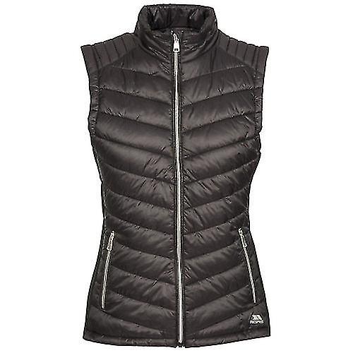 Women's Trespass Womens/Ladies Elanora Padded Gilet - Black/Grey - Size: 14