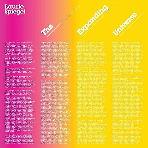 Unseen Worlds Laurie Spiegel - The Expanding Universe  [VINYL LP] USA import