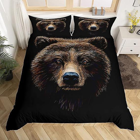 Bear Bedding Duvet Cover Set For Kids Adults Quilt Cover Pillowcases 200x200cm