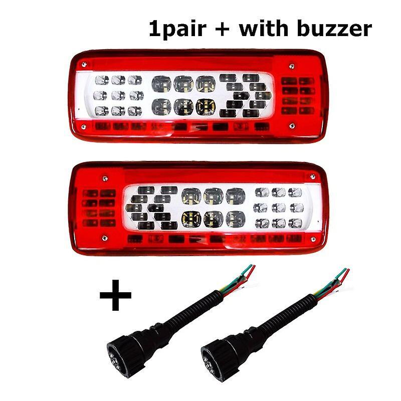 Motor Vehicle Lighting 1Pc 24v for renault tail lights for volvo truck lights fh 460 fmx 500 truck reverse brake turn stop signal tail light 020565...