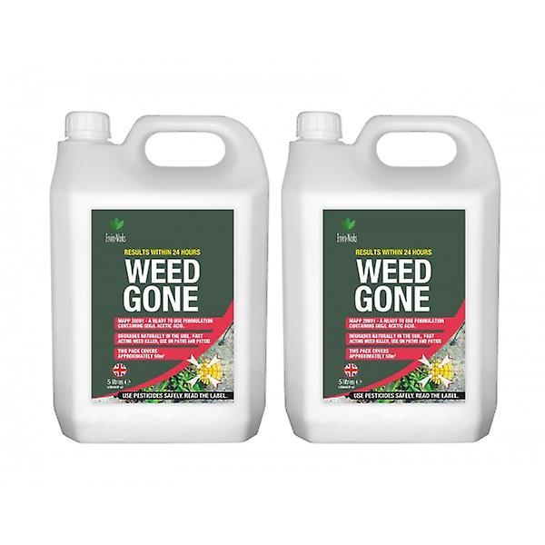 Enviro-Work Fast Acting Weedkiller Weed Gone 2 x 5L Multi-pack Enviro Works