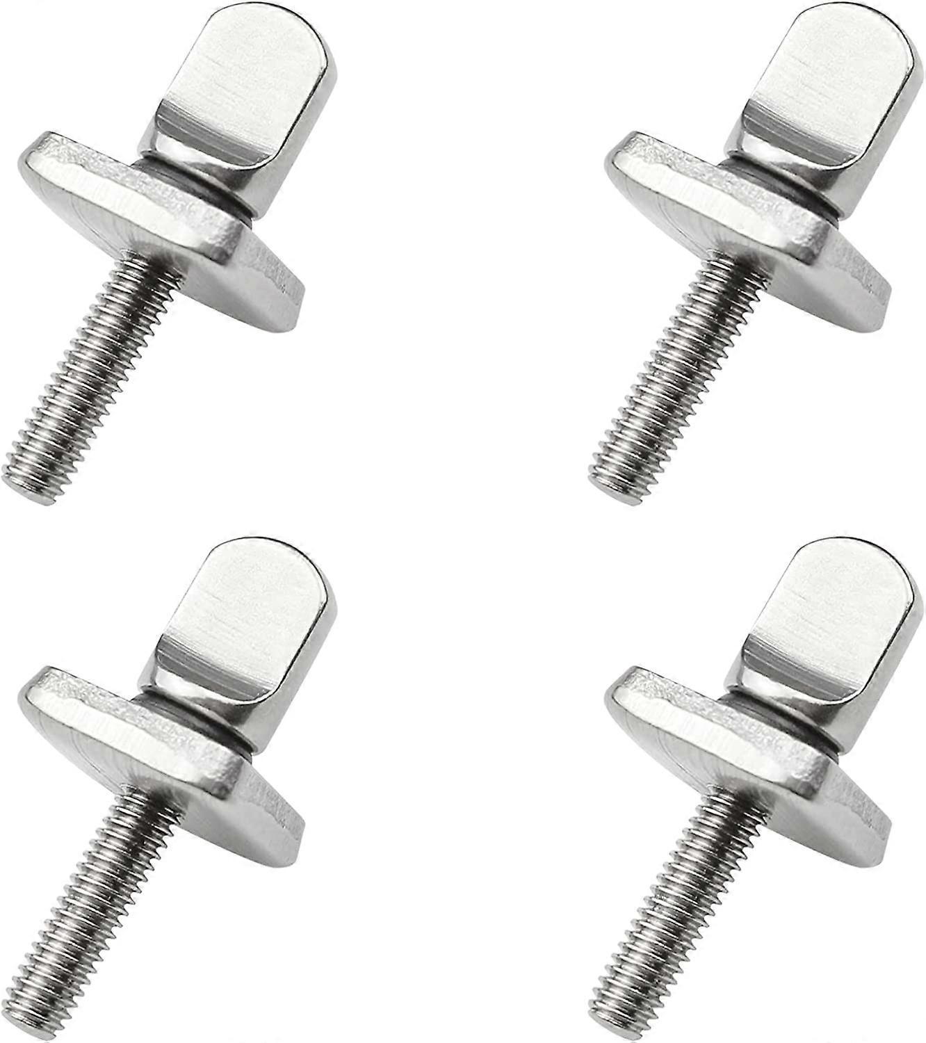 Augro 4Pcs Surfboards Fin Screw Set Tool Surfboard Longboard Sliding Fin Screw Stainless Surf Thumb Fin Screw For Long Board, Surfboard, Paddle Boa..