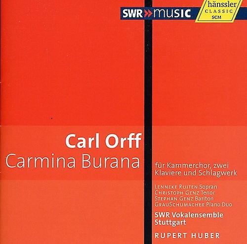 Profil - G Haenssler Rupert Huber - Carmina Burana  [COMPACT DISCS] USA import