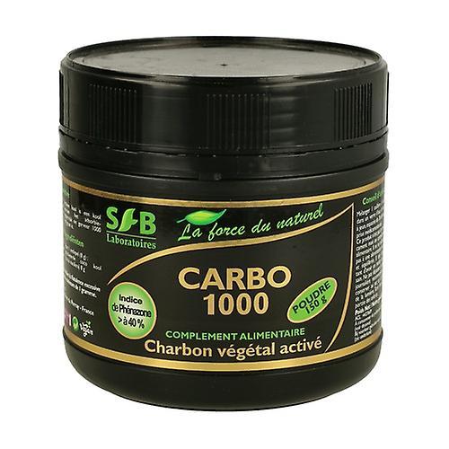 Sfb Laboratoires Carbo 1000, activated vegetable charcoal powder 150 g of powder