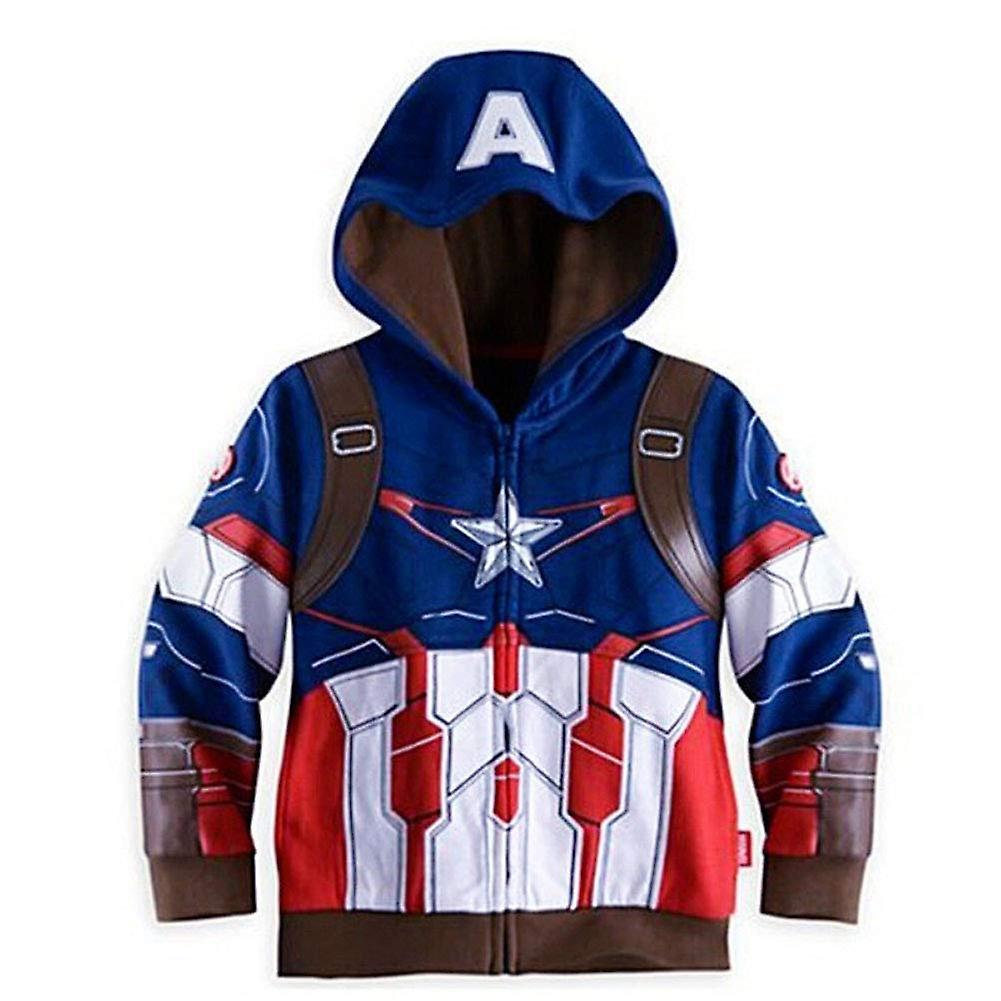 Reed Reedca Hoodies Superhero Iron Man Hulk Captain America Spiderman Sweatshirt For Boys 120cm