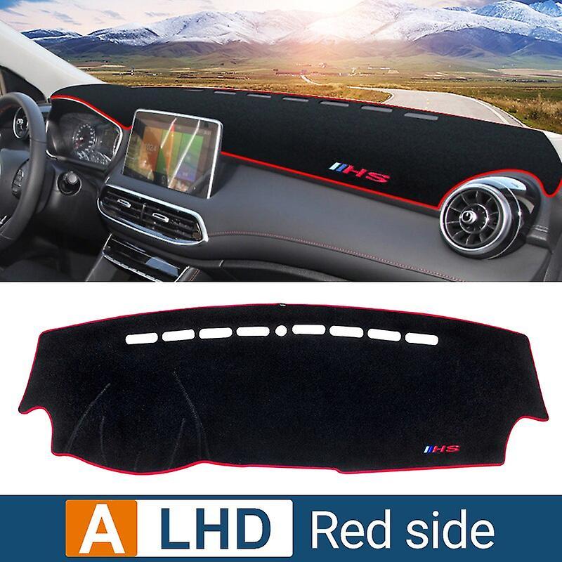 Vehicle For Mg Hs Ehs Phev 2018 2019 2021 2022 2023 Car Dashboard Cover Avoid Light Pad Instrument Panel Mat Case Carpets Accessories A Red Side LHD