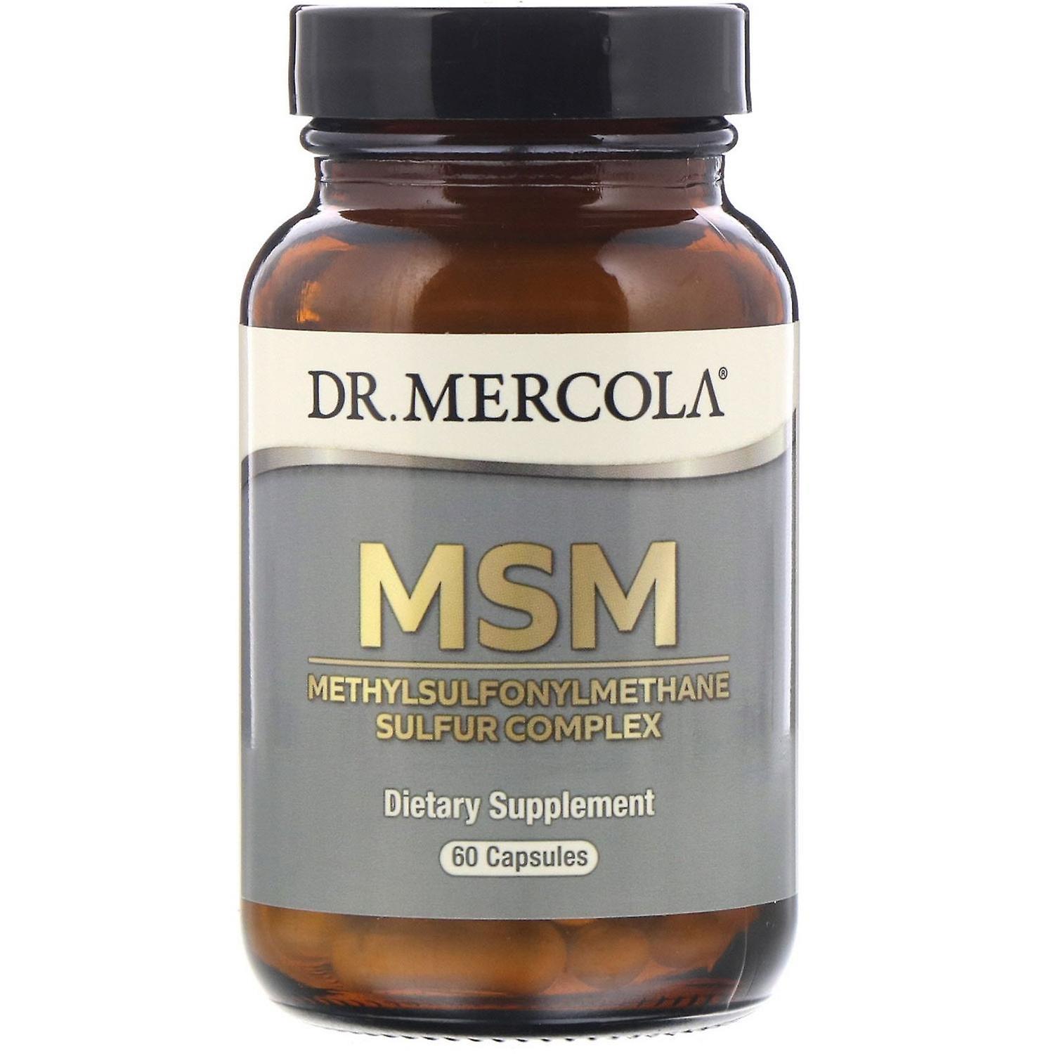 Dr. Mercola, MSM, Methylsulfonylmethane Sulfur Complex, 60 Capsules