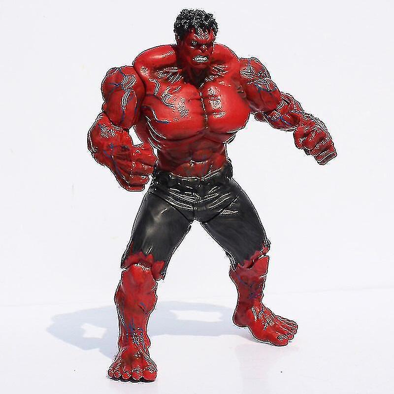 Mingerda 26 Cm Avengers Marvel Red Hulk Pvc Action Figure Toy Series Model Doll