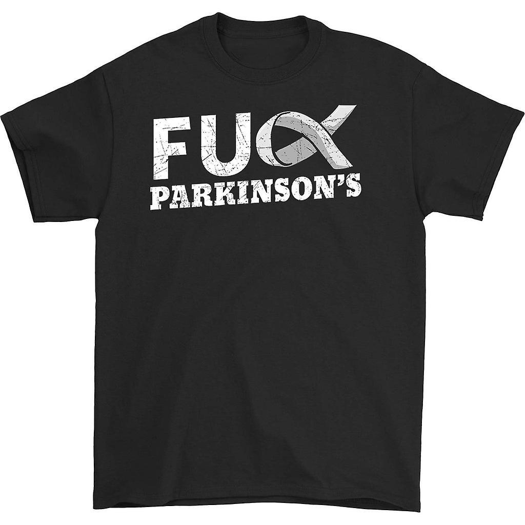 HISHARK Fuck parkinson's t-shirt Black XL