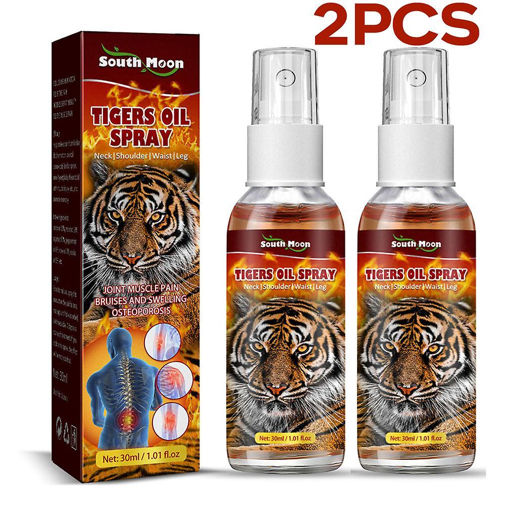 Shakub 1/2pcs Tiger Balm Oil Spray Soothing Joint And Muscle Pain Revitalizing Tendon Health Care Massage Spray 30ml